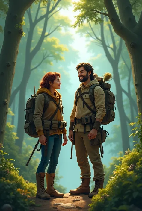 Relieved and thrilled, the ren promised to always explore safely and never go too deep without a guide. They left the forest feeling like true adventurers, with a story they’d never forget.