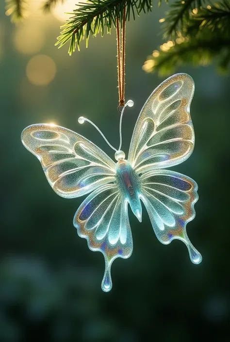 butterfly-shaped bauble