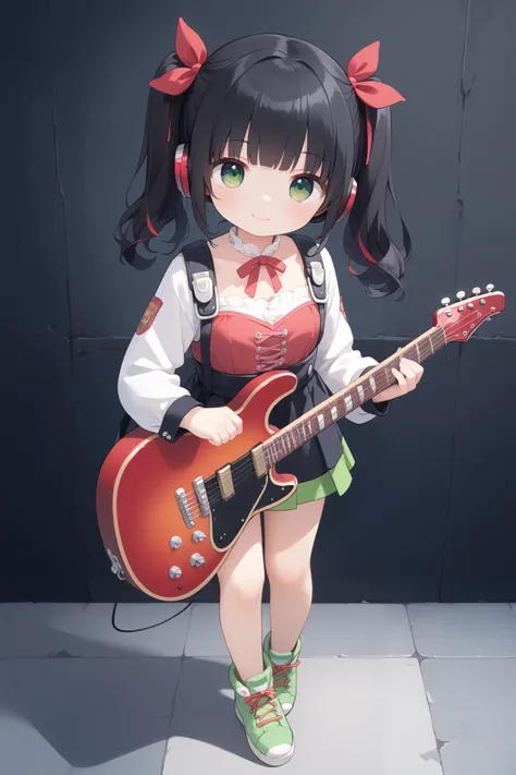 Full body illustration of a girl from the front,One girl,masterpiece,Please redeem,Ultra-high resolution,Rich contrast,Very high quality,8k,Highly detailed CG unit wallpaper,Texture,smile,RAW Photos,cute pose,Please redeem anime,Depth of written boundary 1...