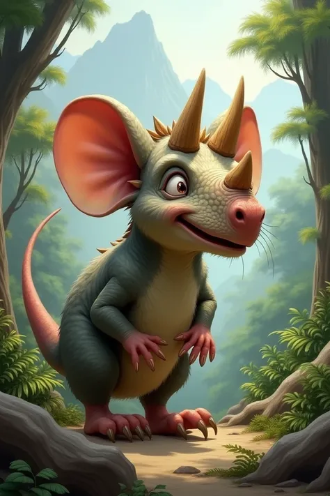 Triceratops tête de rat