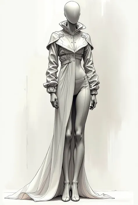 Clothing design sketch