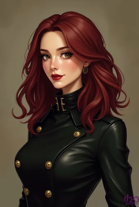 She/Her 
Ruby Hargreeves 
Number Eight 
Slightly wavy hair of burgundy color 
Expressive dark brown eyes
Athletic build and pale delicate skin 
She is slightly above average height
She smells of spices and slightly sweet wine 
As a , Grace gave her a pocke...