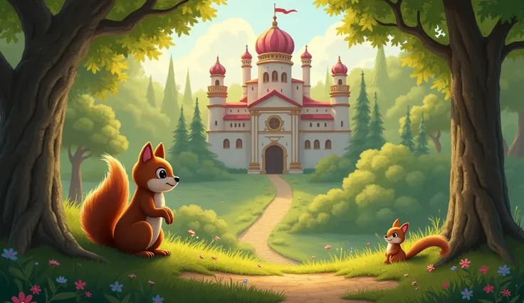 Once upon a time there was a palace on the edge of a forest, in the middle of a beautiful kingdom. There lived Princess Samira, who had a unique friend: a clever and mischievous squirrel named Ninny. Nanhi was not only Sameeras best friend but also her hel...