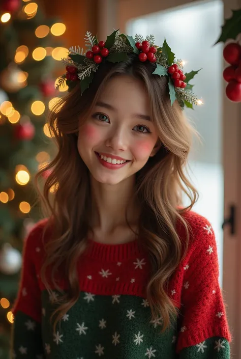 Christmas woman