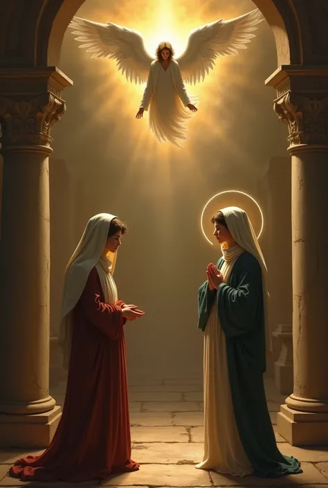 Mary said, “Behold, I am the servant of the Lord; let it be done to me according to your word.” Then the angel departed from her.