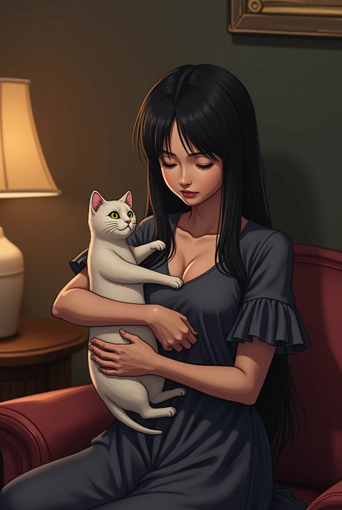 Nico robin dressing cat