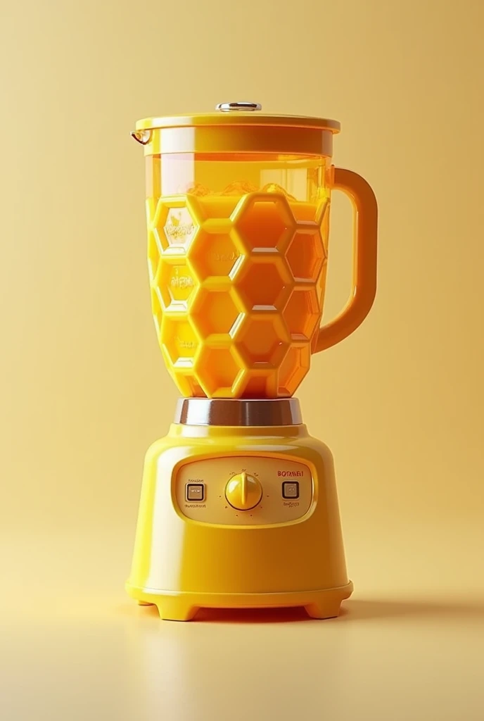 morph the form of s blender as to depict its a honeycomb