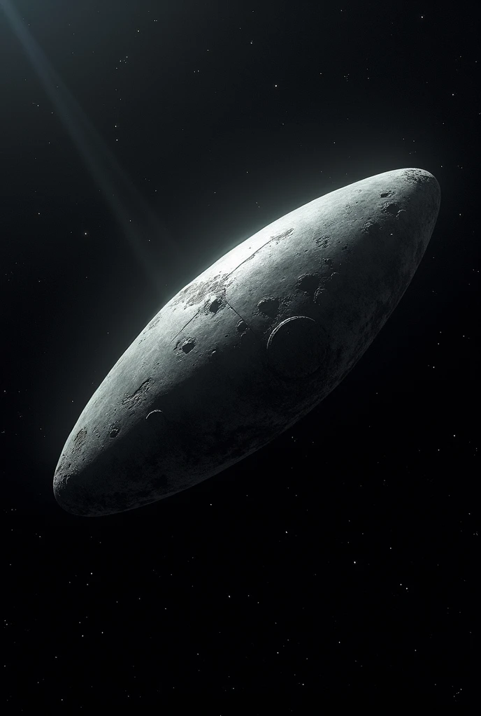  an alien ship , Disguised as a cigar-shaped asteroid.