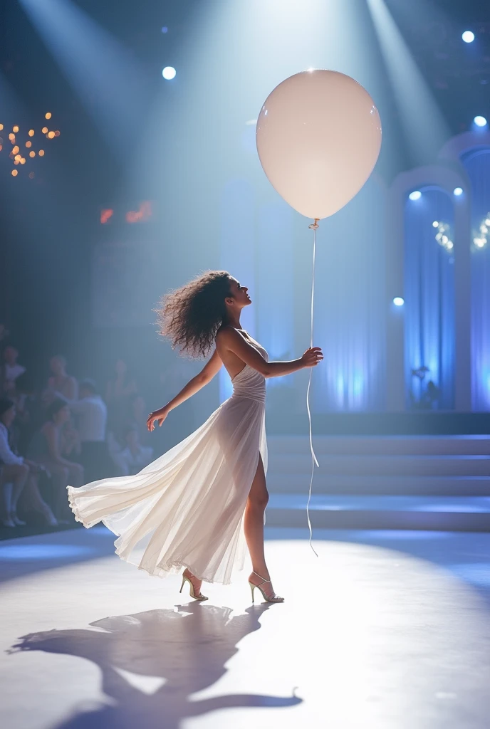 MAYAPLIZ DANCING WITH THE STARS WHITE BALLOON