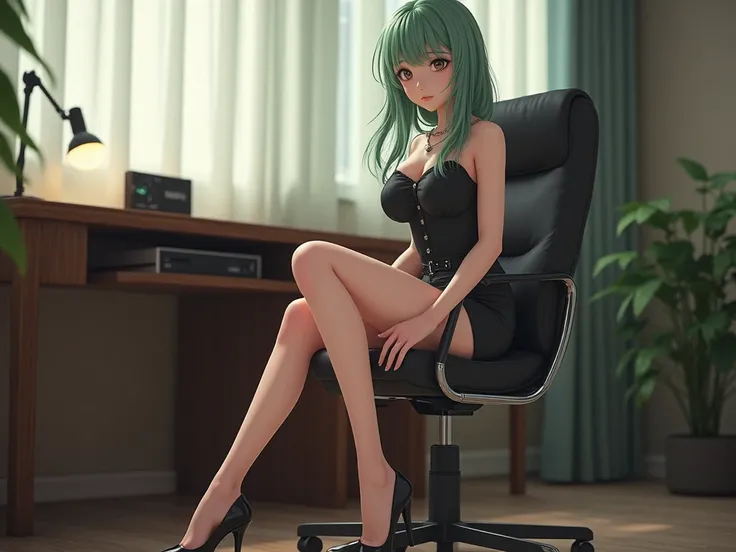 (Shinji (Ayawa Zero ), Photo realistic style CG, Full body image with the appearance of a girl wearing high heels, containing a full-body close-up of a foot wearing heels , top quality , super detailed ,Shoe shape that presents the best leg line with a poi...