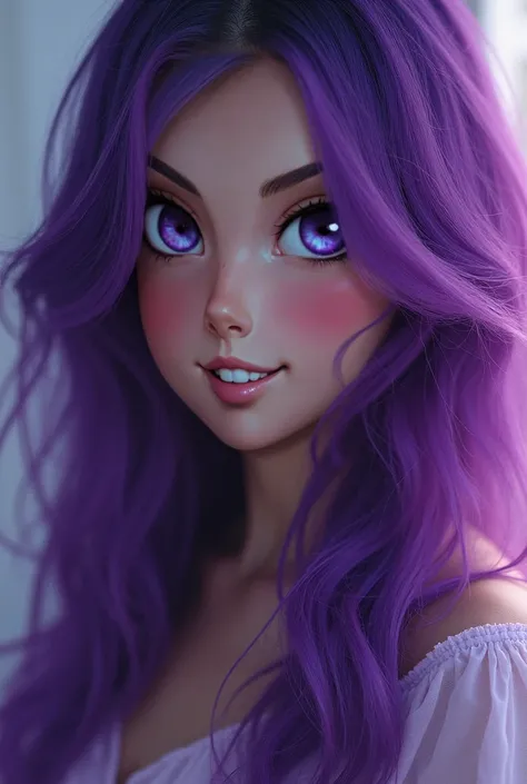 Change to purple hair color 