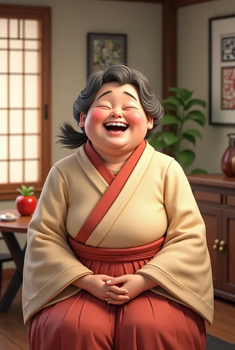 A chubby japanese women
