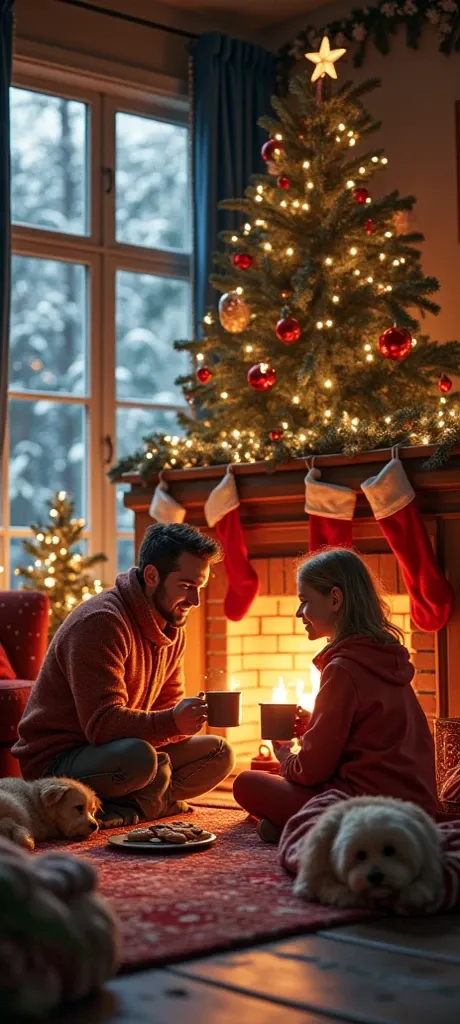 Create a Christmas atmosphere with this photo 