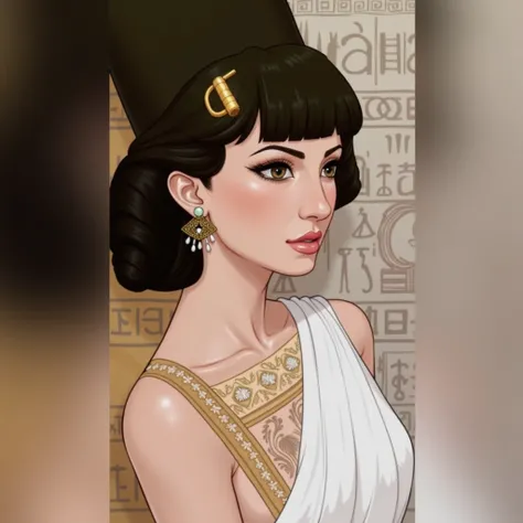 Creating the Goddess Nefertiti with my traits 