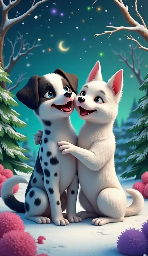 Dalmatian Dog and husky butt ass 💗💗🌨💚💚🌌🌌💜💜🧡🌇🌇 🌨