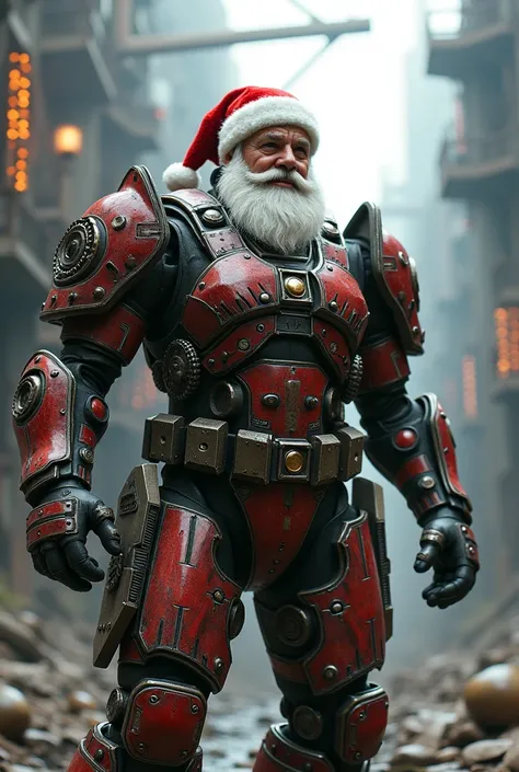 Santa with the COG armor (Gears of Wars 2) 