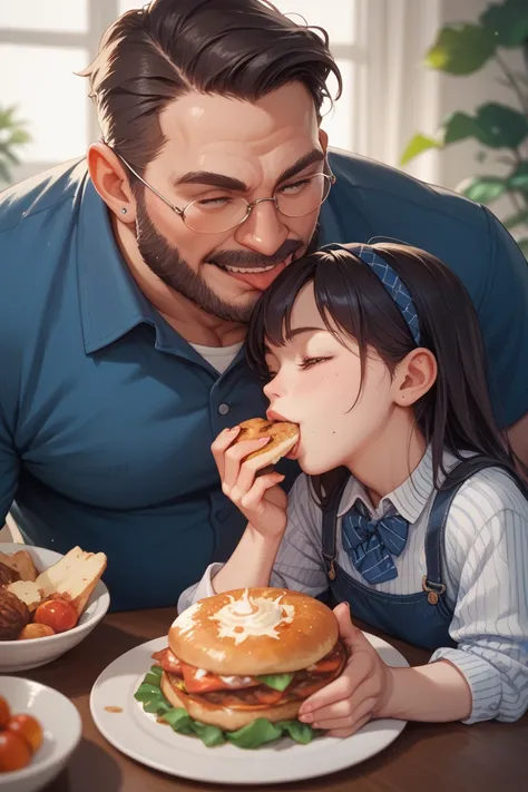 Father eating daughter 