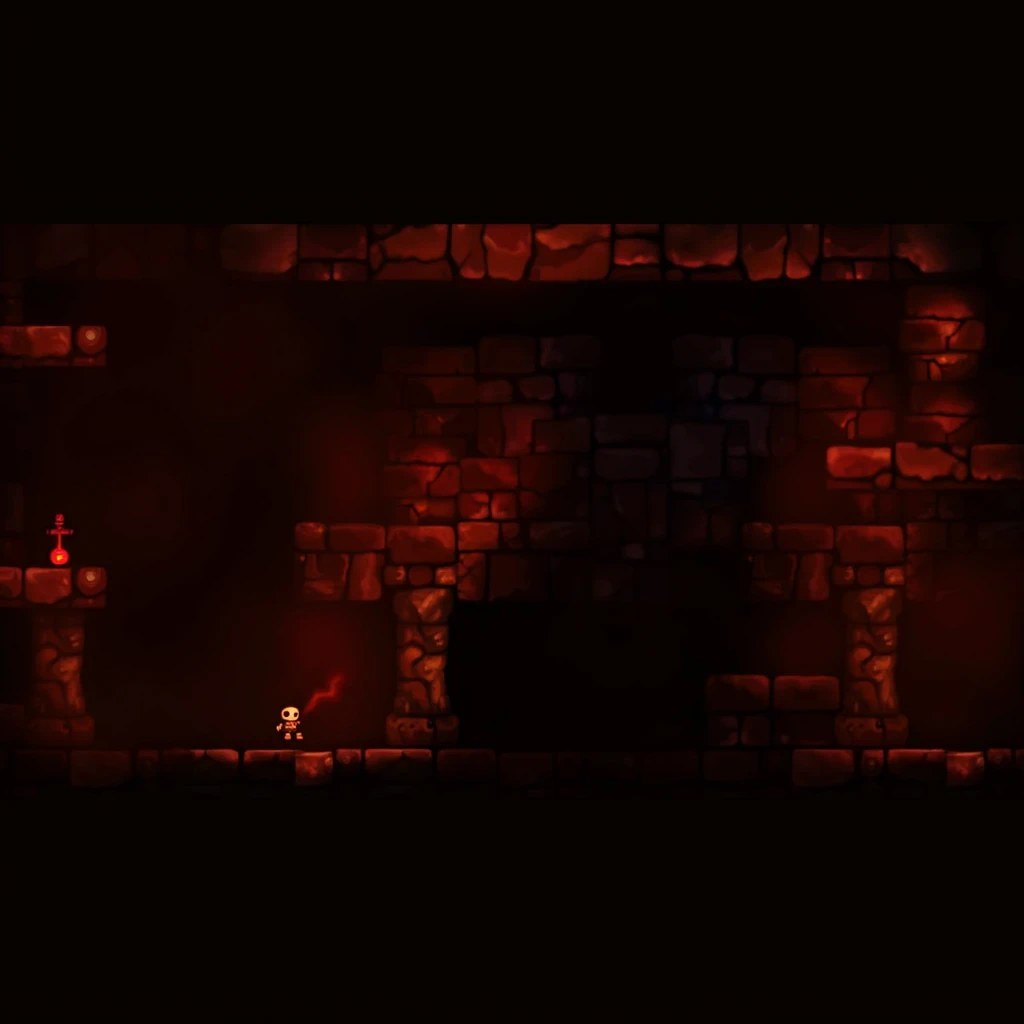 there is a picture of a dark room, concept art inspired by Spelunky,platform, conceptual art, dungeon background, cave background, in a dungeon background, dark gloomy cave background, hell background, background art, background artwork, sewer background, ...