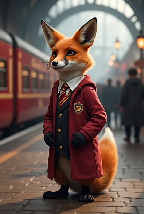 Fox on platform 9 3/4