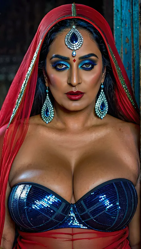 Looks like Mahie Gill, full body Closeup shot, Big chubby aunty, milf, demoness mommy, mother of demons, heavy figure Indian aunty, huge figure, huge massive breast, cougar lady witch, horny Gothic milf,  70 years old gorgeous mature lady, pervert demoness...