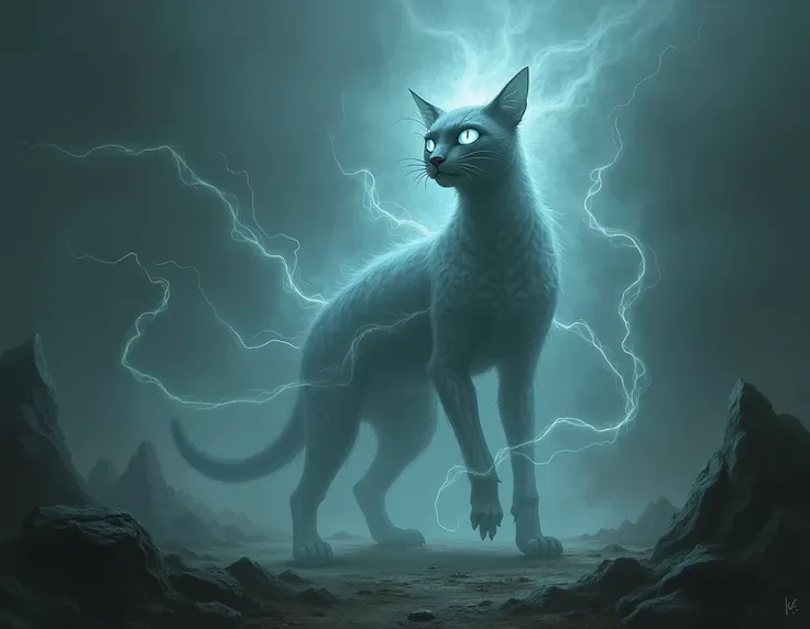 male khajiit, phantasm, undead cat, spirit, spectral sorcerer, necromancer, ghost of sorrow