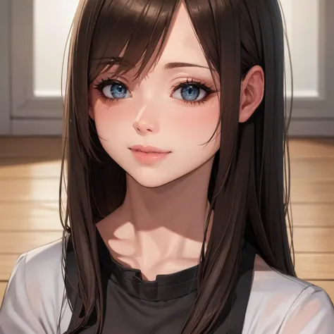 best quality,highres,ultra-detailed,realistic,photorealistic,bright lighting,every detail is clear and vibrant,professional,happy expression,beautiful detailed eyes,beautiful detailed lips,tied up hair with a cute ribbon,light makeup,clean and neat appeara...