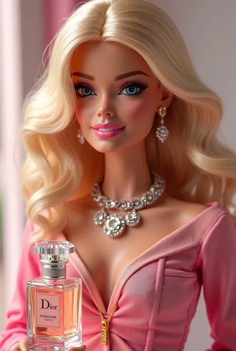 Barbie with dior perfume