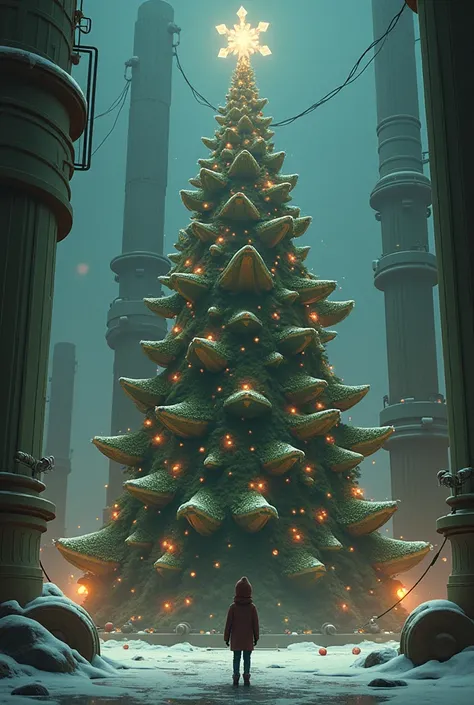 Simon Stalenhag Christmas tree