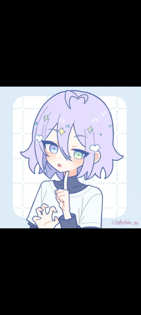  1guy shirt ,  looks at the viewer , collared рубашка, One,  light purple hair up to the shoulders ,  long sleeves, lips,  in the room ,  heterochromia ,  blue eye , green eye ,  realistic,  beautiful dick ,  closed mouth , smile,  shoulder hair ,  upper b...