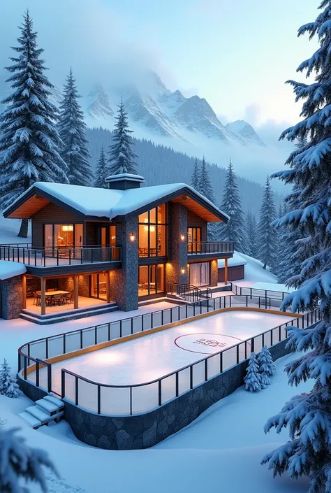 House with skating rink not ice rink