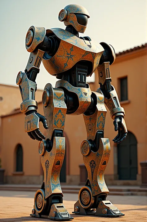 Large robot based on Spanish culture 