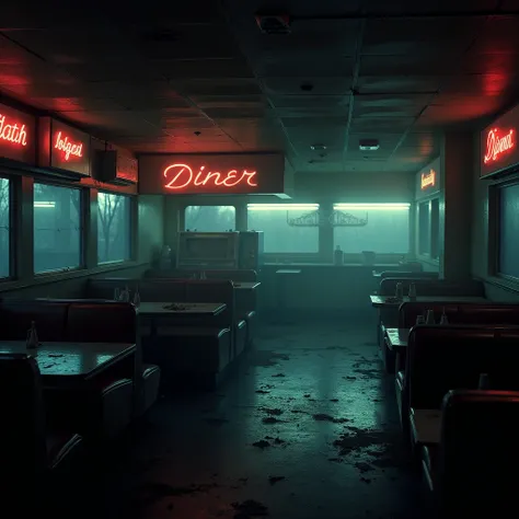 diner empty dark