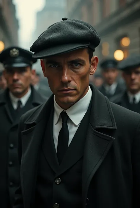 Peaky blinders but not the face of Cillian Murphy 