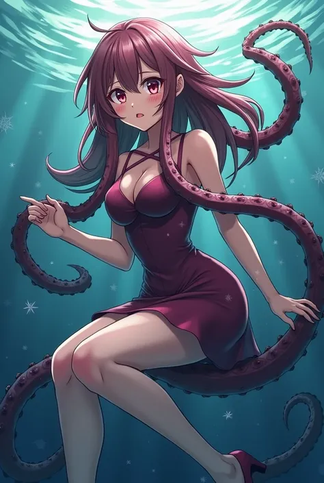 Anime girl tentacles porn that is penetrated by tentacles