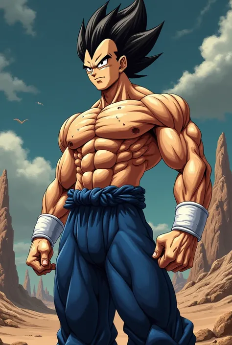 Vegeta without clothes 