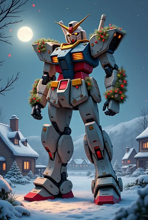 Mecha Gundam yorkshire christmas night