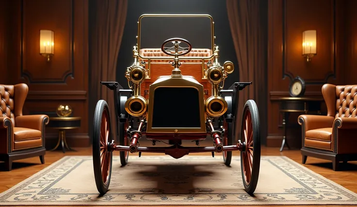 1885 Benz Patent-motorwagen in Showroom Front View 