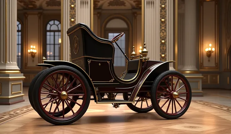 1885 Benz Patent-motorwagen in Showroom side View 