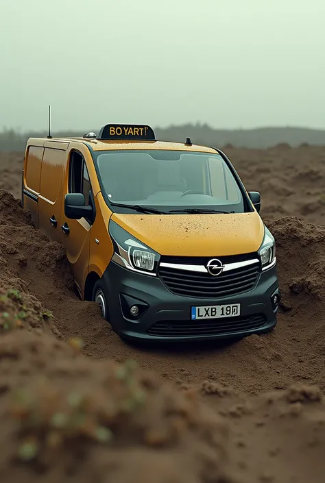 HERE IS A TAXI VAN BURIED OPEL VIVARO