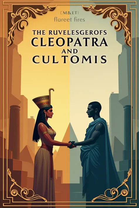 Creating a placard that represents the Roman and Queen Cleopatra period involves combining elements of both Roman and Egyptian culture, art, and symbolism. Below is a suggested design for the placard:

Placard Design: The Era of Cleopatra and Rome
Title: T...