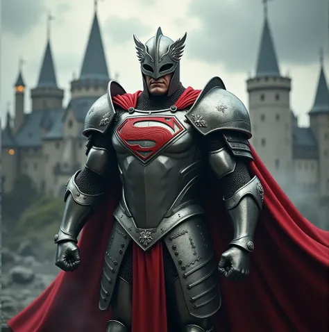 superman in mideavil armor