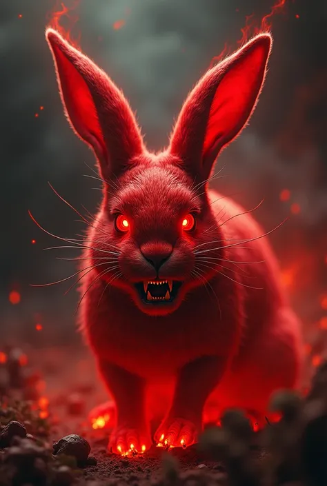 Fire red satanás rabbit