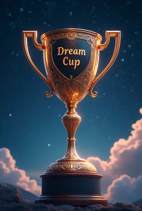 Create a title, that is, a trophy that says Dream Cup 