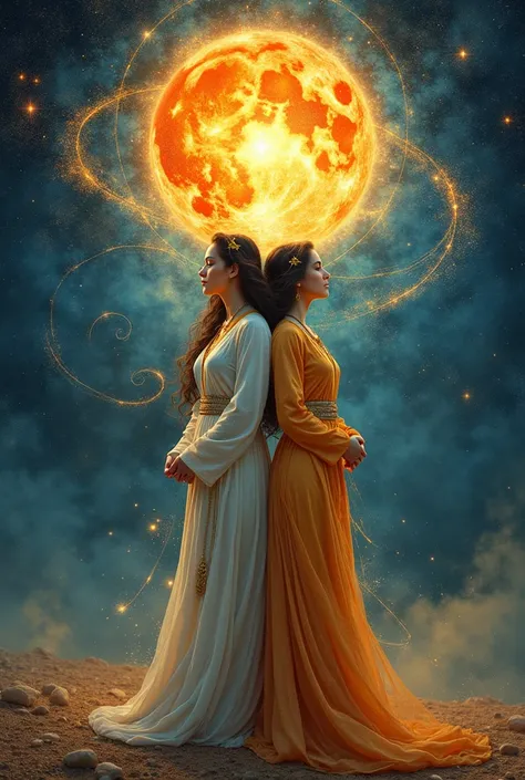  Creating images of the mysteries of the Sun and the Moon we are two holistic women Master teachers, with great experience in the spiritual and ancient alternative  