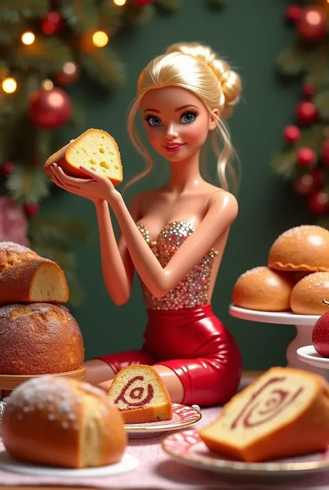 Barbie with Pandoro and Panettone