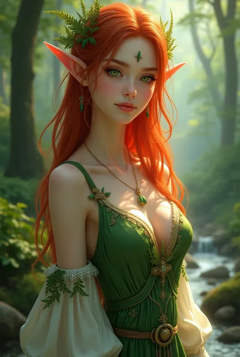 Red-haired female elf