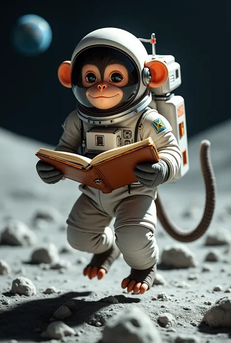 Add a monkey in a space suit in the moon and write lunar records