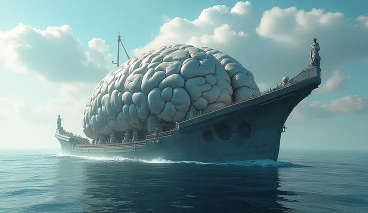 Theseus brain-shaped ship