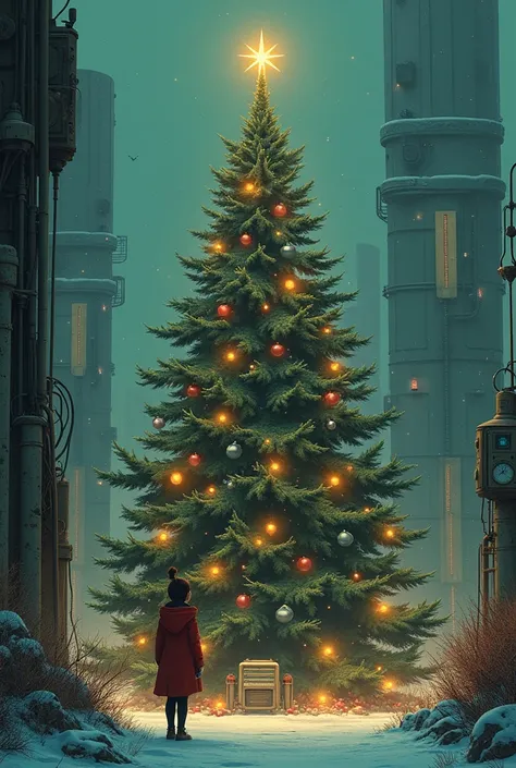 Simon Stalenhag Christmas tree