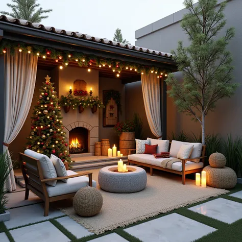  Determine Requirements and Styles :

Define _ REQUIREMENTS (area=50m2 , Theme="Christmas", style="Rustic", Budget="medium") ( Example :  area 50x m2  ,  Christmas theme ,  rustic style ,  medium budget )
collect_ INSPIRATIONS (Theme="Christmas", style="Ru...